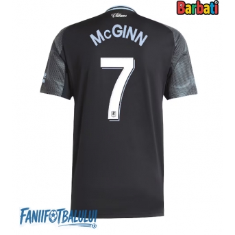 Aston Villa John McGinn #7 Tricou Fotbal Replică 2025-26 Barbati Deplasare